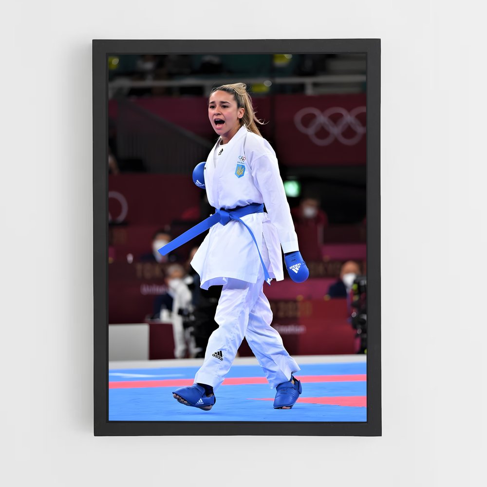 Poster Olympics karate – affiche Karaté (vue 2)